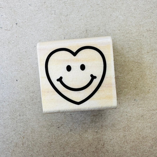 Smiley Heart stamp